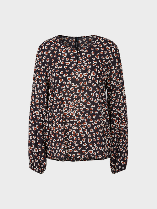 Blouse van viscose