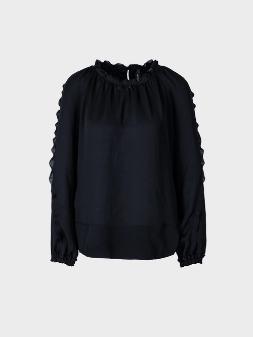 Blusenshirt aus Materialmix