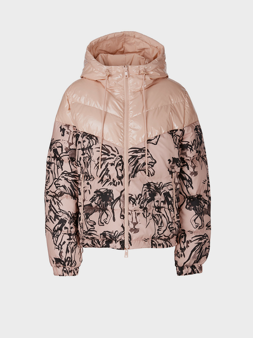 Donsjack met print