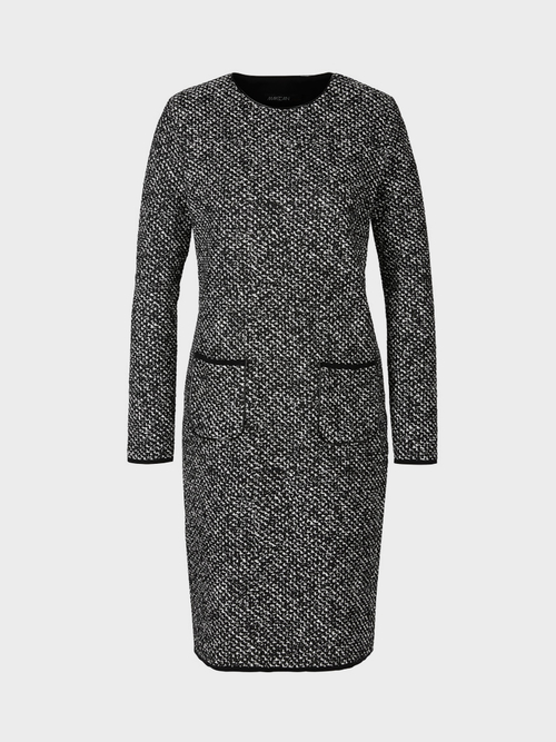 Jacquard dress “Knitted in Germany”