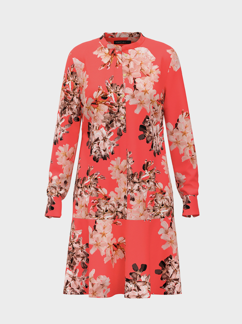 Jerseykleid mit Blumen-Print