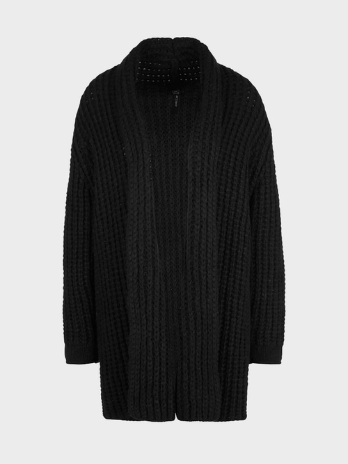 Grofgebreid vest 'Knitted in Germany'