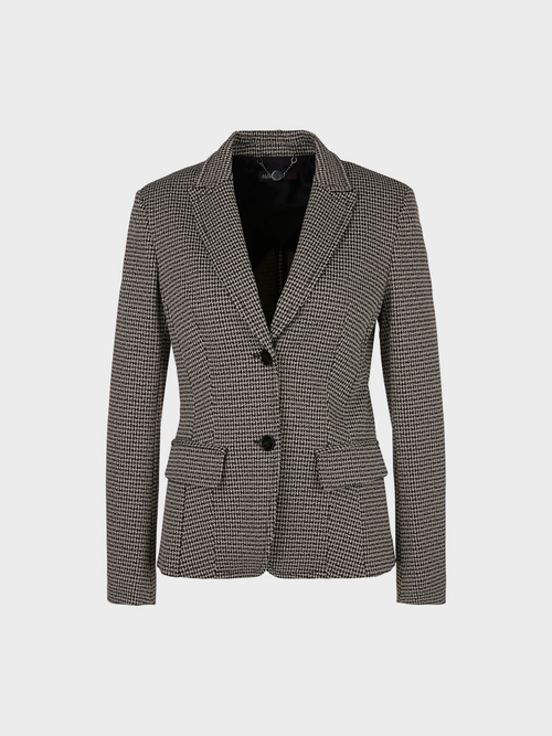 Jerseyblazer aus Pepitamuster