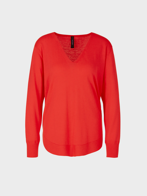 Sweater in wool, silk and cashmere blend