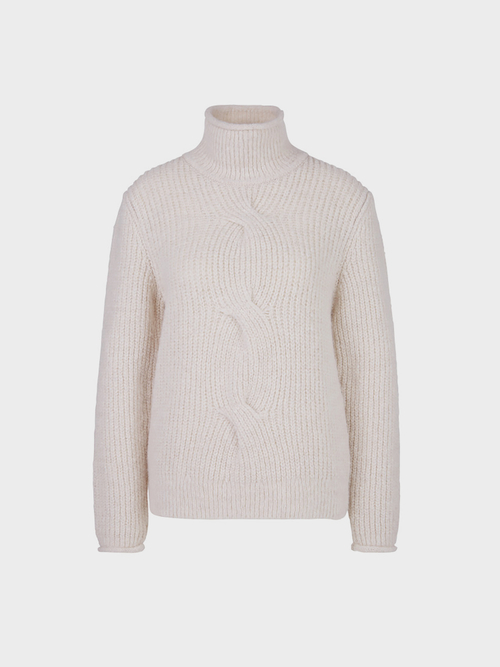 Zopfstrickpullover Knitted in Germany
