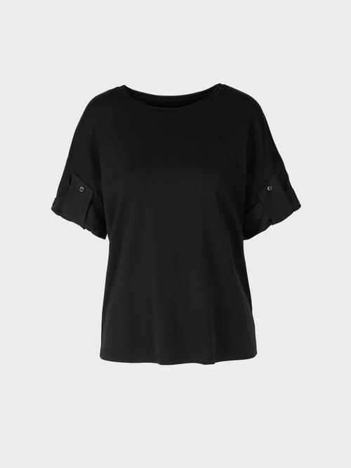Baumwollshirt mit Blusenärmeln