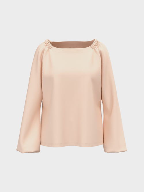 Jerseyshirt mit Carmen-Ausschnitt