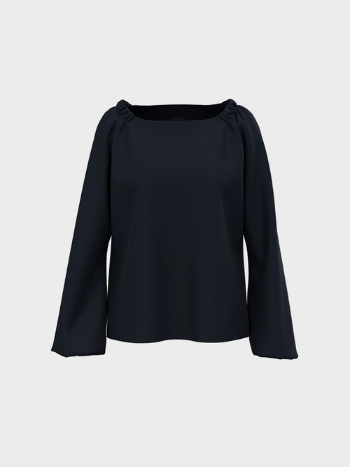 Jerseyshirt mit Carmen-Ausschnitt