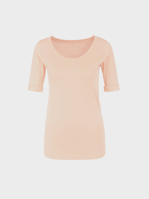 Basic-Shirt aus Baumwolljersey