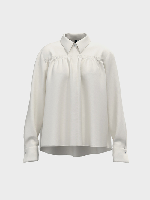 Blouse met smockdetails