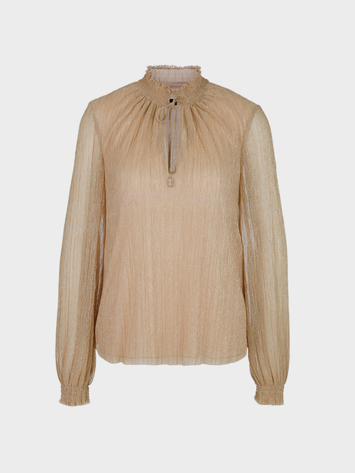 Glitzerbluse mit Swarovski® Kristallen
