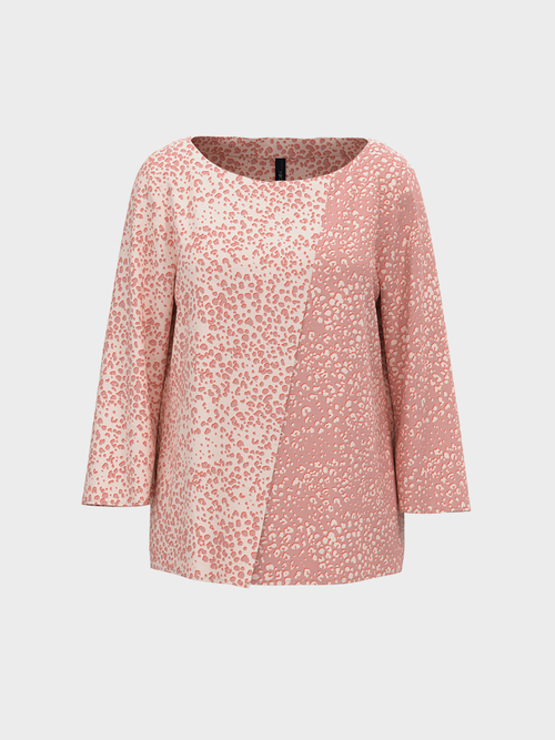 Blouse-style top in viscose crepe