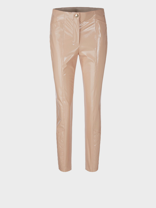 Biker-Hose mit Lackglanz