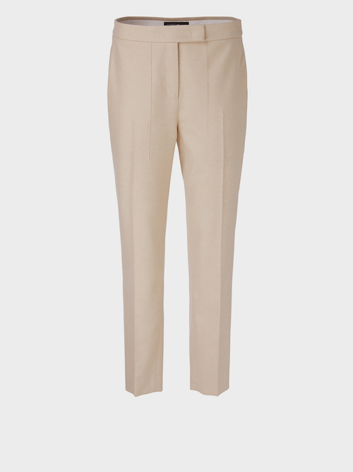 Konische Woll-Flanellhose