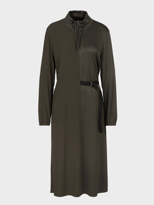 Dress with an asymmetric look