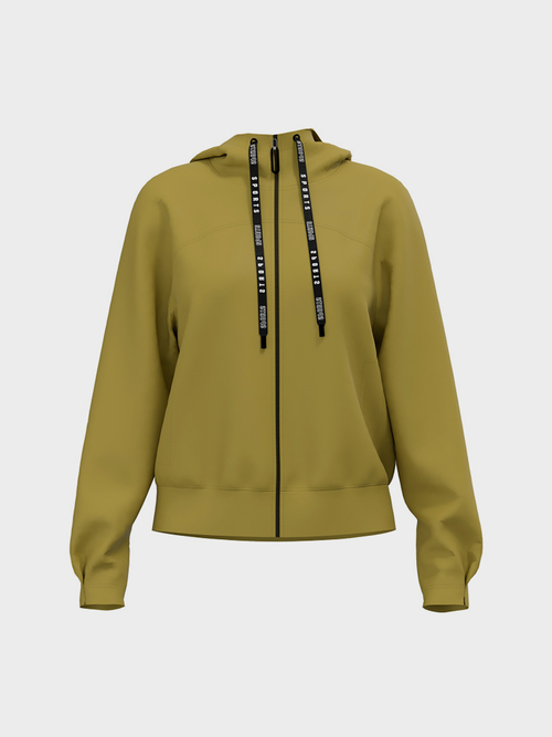 Kapuzenjacke aus Baumwollstretch