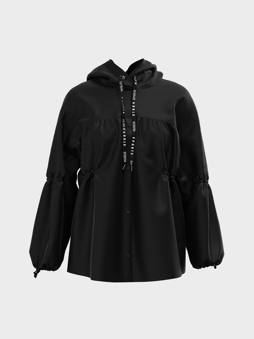 Sweatshirt in mixed materials