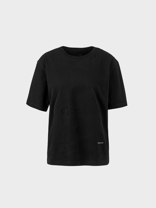 Shirt mit Glitzersteinchen