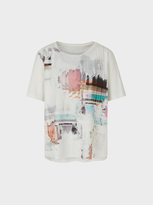 Blouse-style top with bungalow print