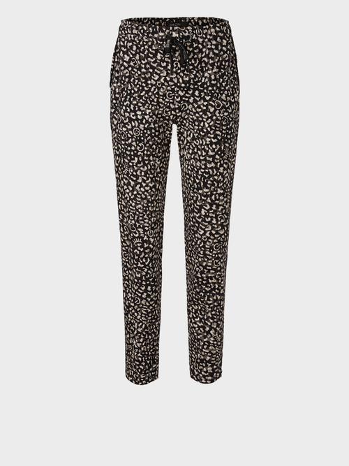 Pantalon met icoon-luipaardprint