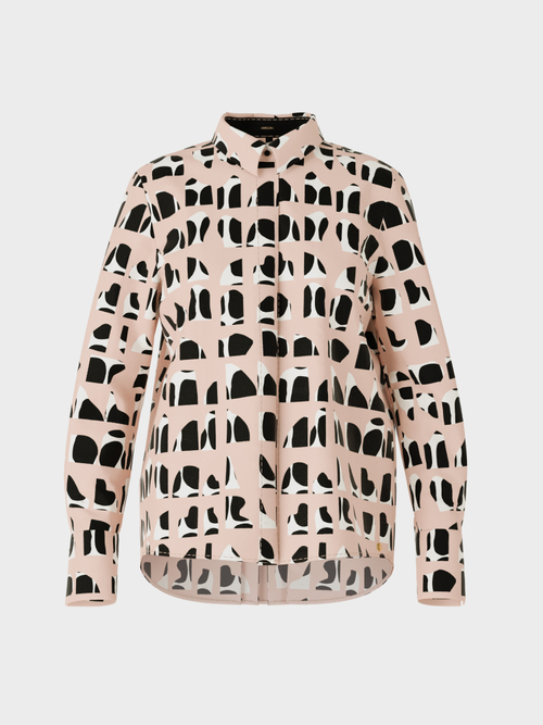 Weite Bluse aus Viskose