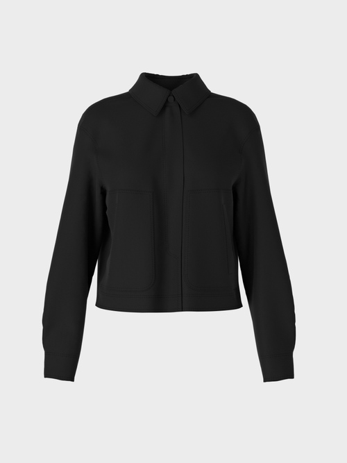 Short jacket in jersey