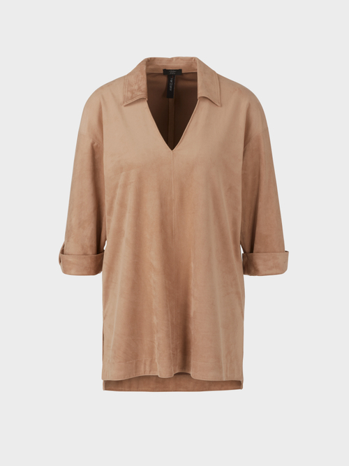 Polo-Shirt aus Fun-Velours