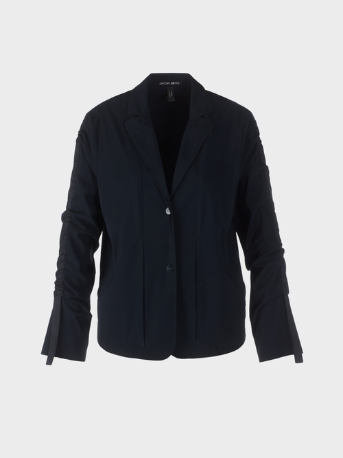 Blazer mit Raffdetails