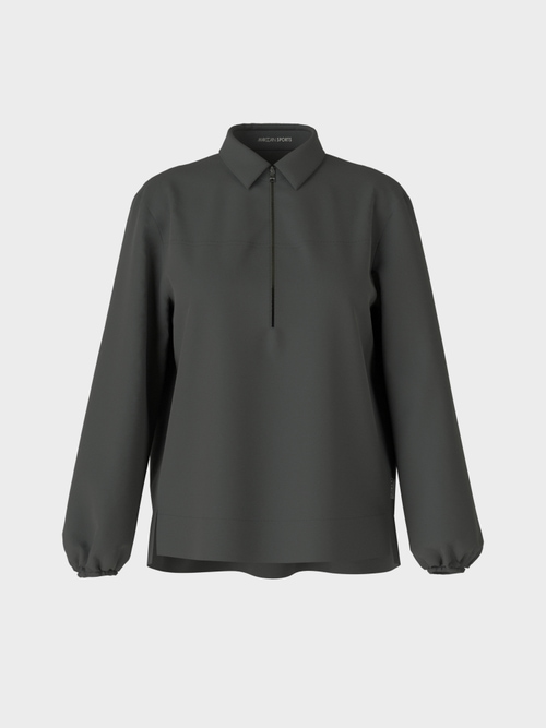 Bluse mit Seide