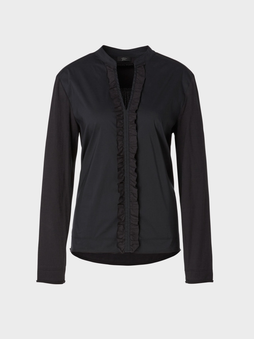 Bluse mit Mini-Rüschen
