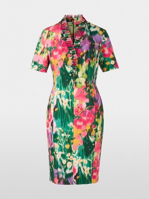 Robe en néoprène plissée