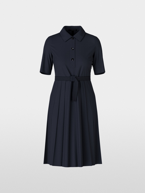 Polo-robe avec jupe plissée