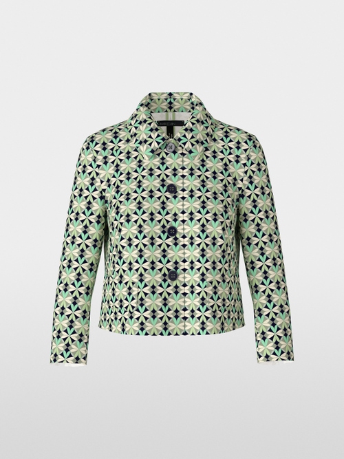 Bedruckte Jacke aus Scuba-Jersey