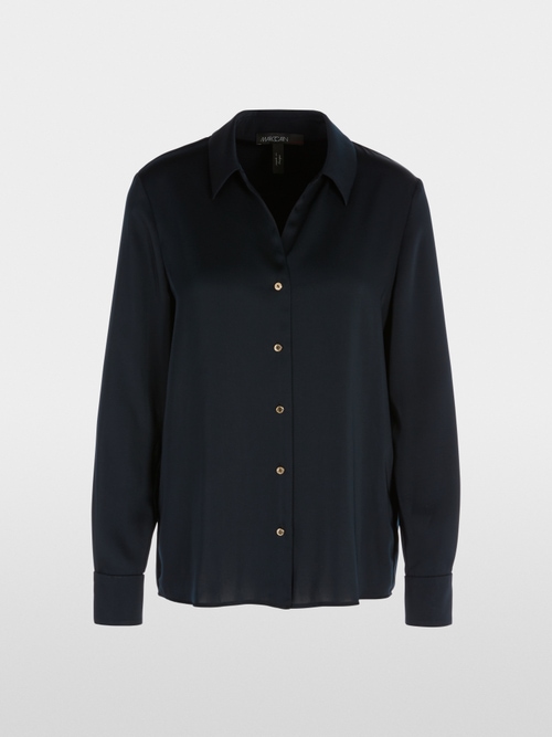 Overhemdblouse met sierknopen