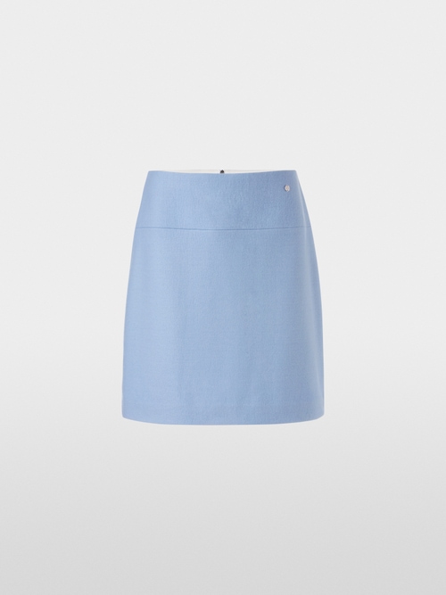 Wool mini skirt - knitted in Germany