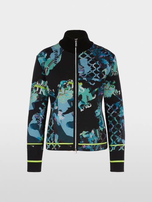Jacquard cardigan - knitted in Germany