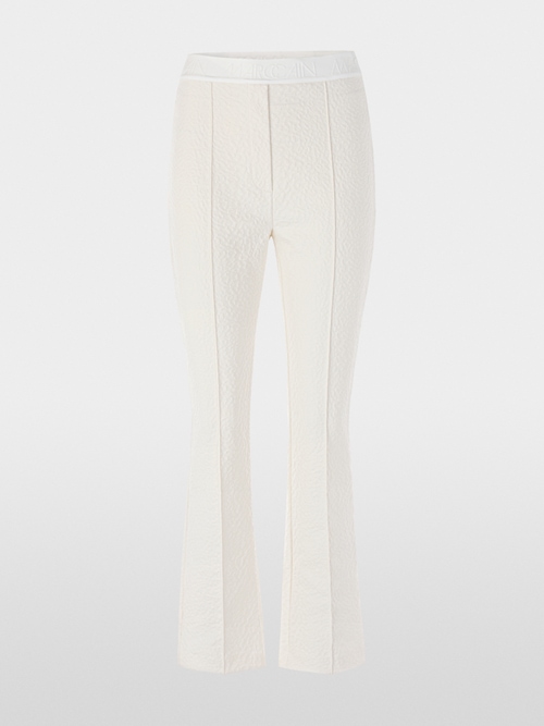 FREDERICA leopard print fabric trousers