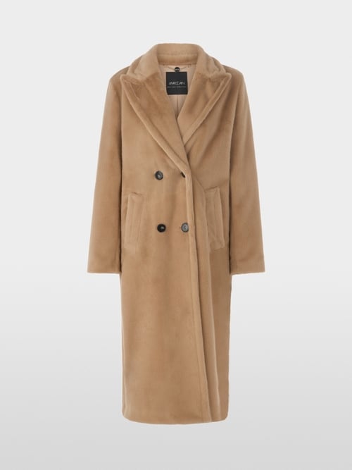 Manteau moelleux à col