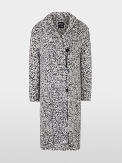 Knitted in Germany wool blend coat