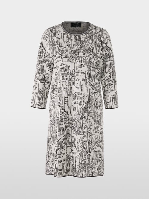 Knitted in Germany dress with motif