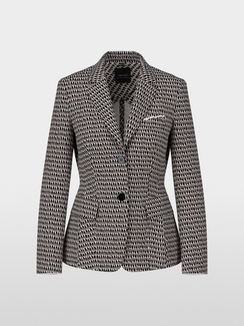 Blazer with tie belt