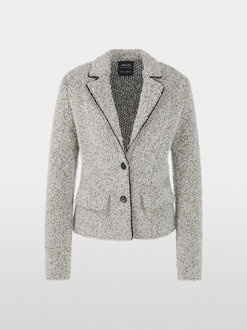 Blazer bouclé tricoté en Allemagne