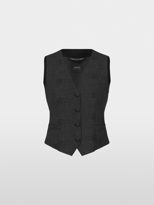Gilet ajusté avec petite ceinture