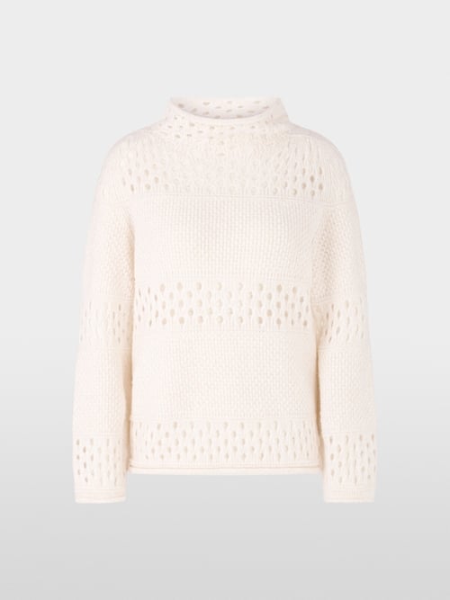 Pull en mélange d'alpaga tricoté en Allemagne
