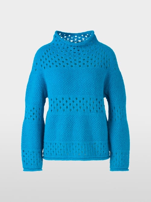 Pull en mélange d'alpaga tricoté en Allemagne