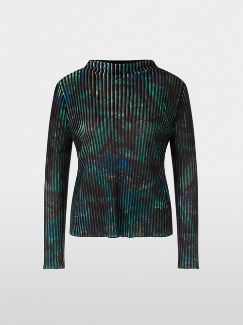Knitted in Germany Plissierter Pullover