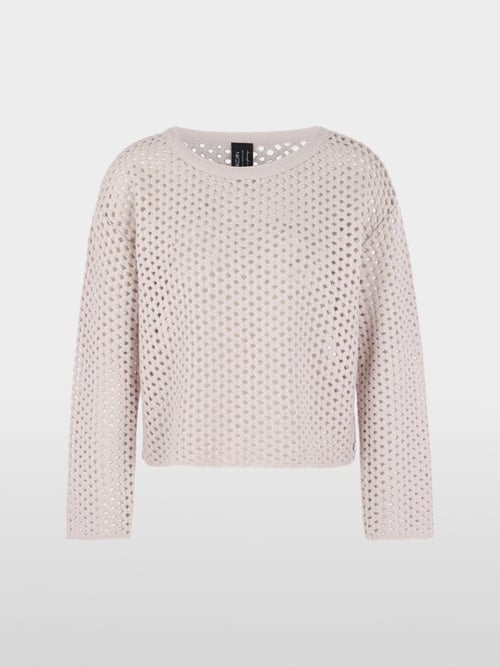 Lochstrick Pullover Knitted in Germany
