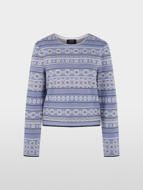 Jacquard-Pullover Knitted in Germany