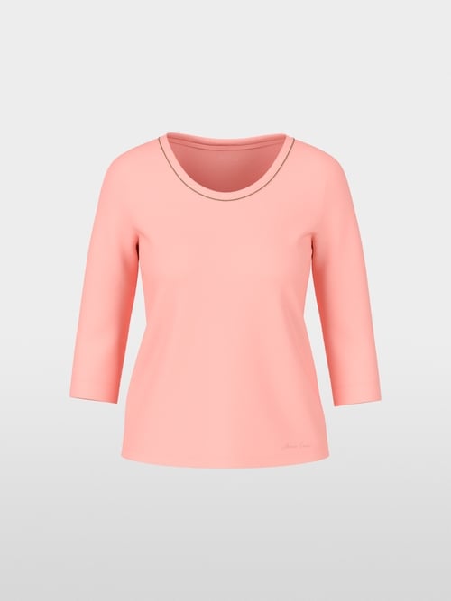 T-shirt avec bordure en chaîne