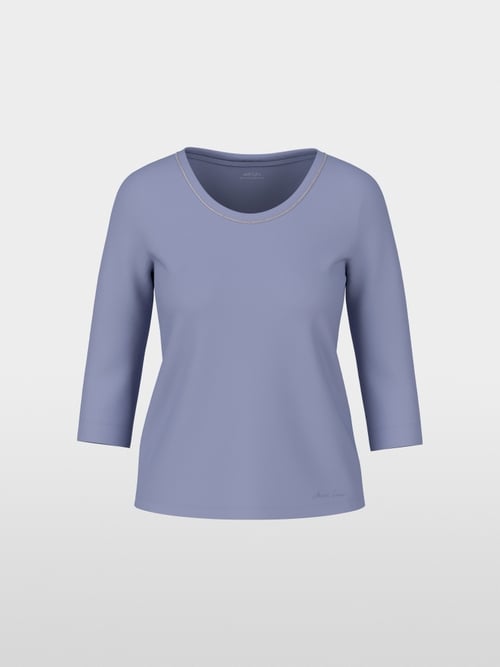 T-shirt avec bordure en chaîne